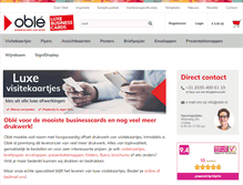 Tablet Screenshot of oble.nl